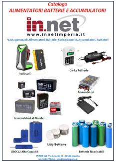 Catalogo Alimentatori batterie e accumulatori